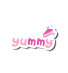 Colorful Text Stickers. 08（個別スタンプ：21）