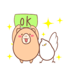 capybara and tsu yi are good friends（個別スタンプ：7）