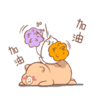 capybara and tsu yi are good friends（個別スタンプ：15）