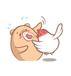 capybara and tsu yi are good friends（個別スタンプ：18）