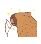 capybara and tsu yi are good friends（個別スタンプ：22）