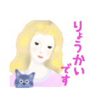 The cat which likes Laurencin（個別スタンプ：29）