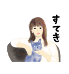 The cat which likes Laurencin（個別スタンプ：37）