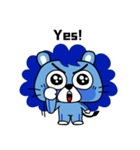 The Little Blue Lion（個別スタンプ：4）