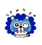 The Little Blue Lion（個別スタンプ：38）