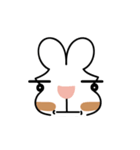 Rabbit Der ＆ Apple Part 5（個別スタンプ：3）