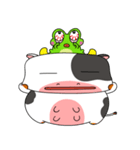 froggy ＆ cow（個別スタンプ：4）