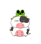 froggy ＆ cow（個別スタンプ：6）