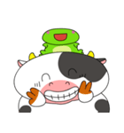 froggy ＆ cow（個別スタンプ：11）