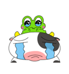 froggy ＆ cow（個別スタンプ：33）