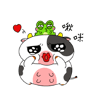 froggy ＆ cow（個別スタンプ：38）