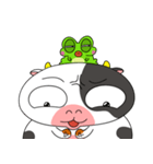 froggy ＆ cow（個別スタンプ：39）