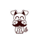 Bearded dog（個別スタンプ：1）