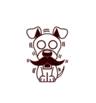 Bearded dog（個別スタンプ：4）