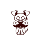 Bearded dog（個別スタンプ：6）