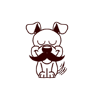 Bearded dog（個別スタンプ：7）