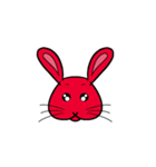 Many Red Rabbits（個別スタンプ：4）