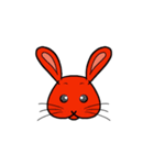 Many Red Rabbits（個別スタンプ：6）