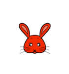 Many Red Rabbits（個別スタンプ：14）