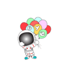 astronaut daily（個別スタンプ：4）