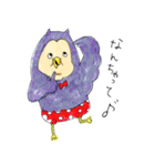 フクロウさんの感情（個別スタンプ：25）