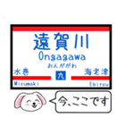 九州の鹿児島本線 今この駅だよ！タレミー（個別スタンプ：15）