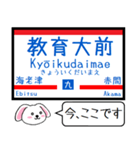 九州の鹿児島本線 今この駅だよ！タレミー（個別スタンプ：17）