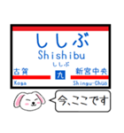 九州の鹿児島本線 今この駅だよ！タレミー（個別スタンプ：24）