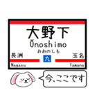 九州の鹿児島本線 今この駅だよ！タレミー3（個別スタンプ：1）