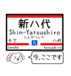 九州の鹿児島本線 今この駅だよ！タレミー3（個別スタンプ：19）