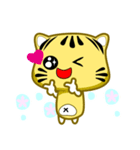 Cute striped cat. CAT180（個別スタンプ：9）