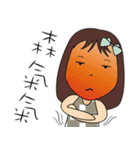 Daily emotions of girls（個別スタンプ：21）