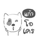 kaew dog face（個別スタンプ：17）