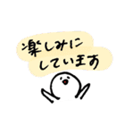 白子さん、敬語を覚える。（個別スタンプ：30）