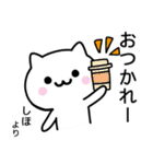 【しほ】が使うねこ（個別スタンプ：19）