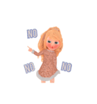 Blondy Lady: animated sticker 4th ver.（個別スタンプ：7）