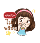 NAMFON it's me grace e（個別スタンプ：20）