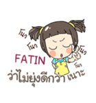 FATIN kao-soi e（個別スタンプ：14）