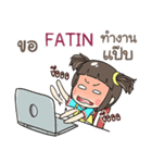 FATIN kao-soi e（個別スタンプ：38）