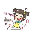 FATHIA kao-soi e（個別スタンプ：9）