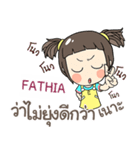 FATHIA kao-soi e（個別スタンプ：14）