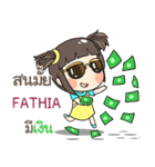 FATHIA kao-soi e（個別スタンプ：17）