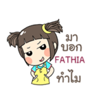 FATHIA kao-soi e（個別スタンプ：23）