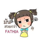 FATHIA kao-soi e（個別スタンプ：25）