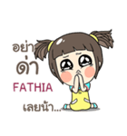 FATHIA kao-soi e（個別スタンプ：27）