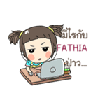 FATHIA kao-soi e（個別スタンプ：33）