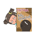 FATHIA kao-soi e（個別スタンプ：34）