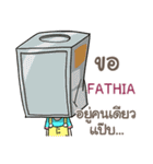 FATHIA kao-soi e（個別スタンプ：37）