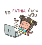 FATHIA kao-soi e（個別スタンプ：38）