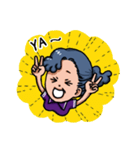 Happy Grandma Flower（個別スタンプ：24）